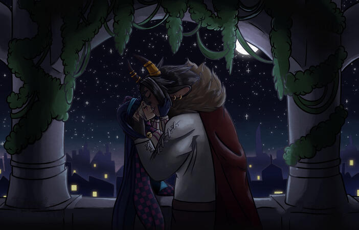 Illustration + extra character ($200)